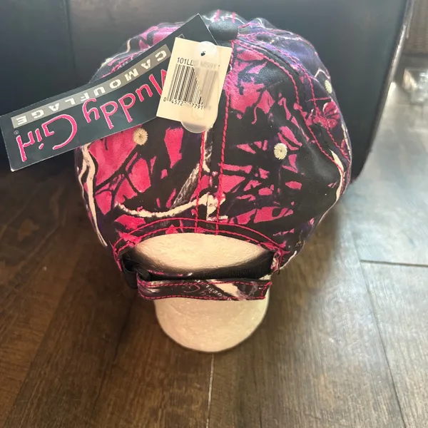 Outdoor Cap Muddy Girl Camo Hat Ladies Fit Pink Purple Black Adjustable Baseball - Image 3