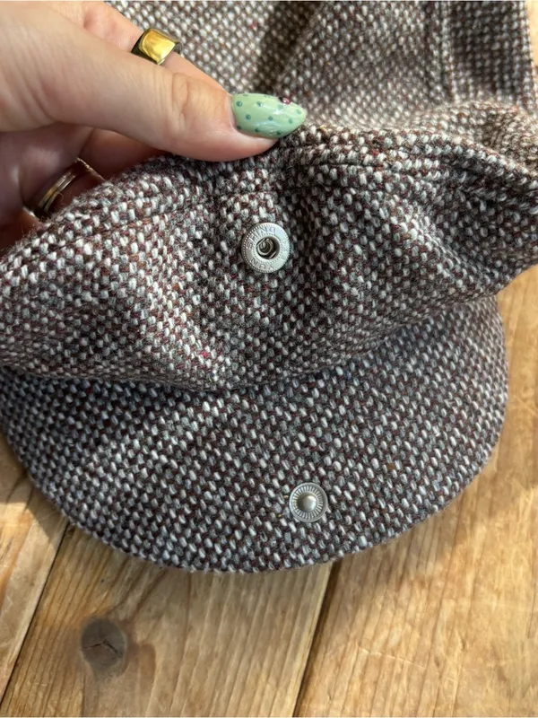 Aeropostale Y2K Tweed Paperboy Hat - Image 3