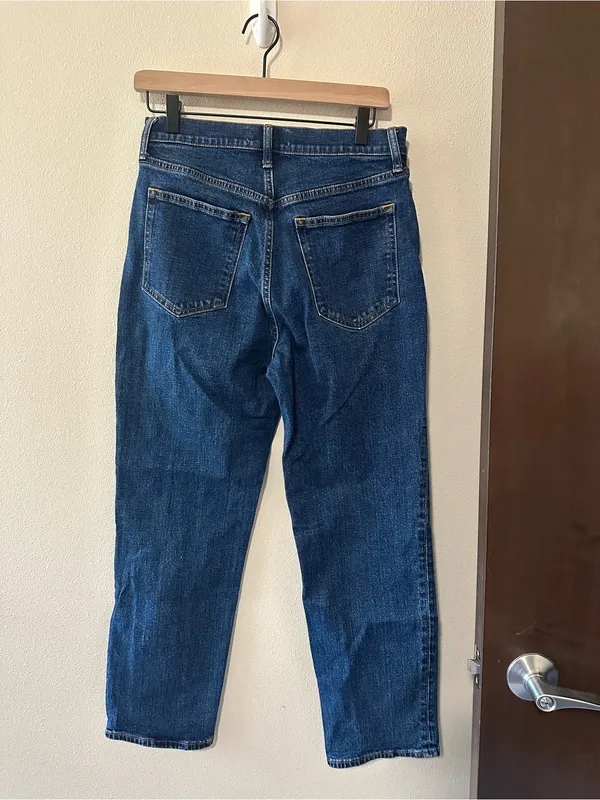 Abercrombie and Fitch the ankle straight ultra high rise medium wash 29 - Image 8