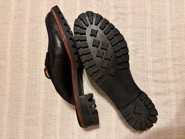 Madewell Mule Loafers the Corinne Lugsole Black Leather - Image 4