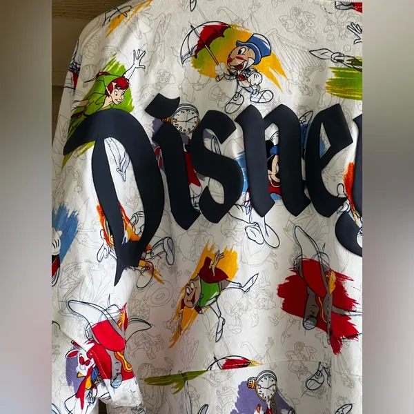 Disney Parks Ink & Paint Spirit Jersey featuring classic animated characters - Image 11