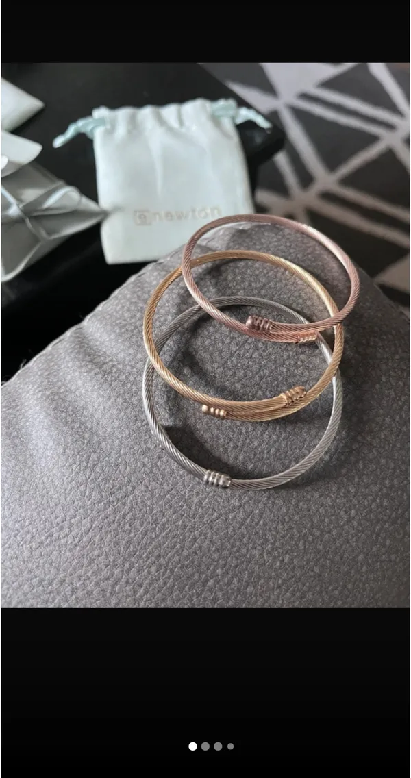 Anthro rose gold cable bracelet (1) - Image 3
