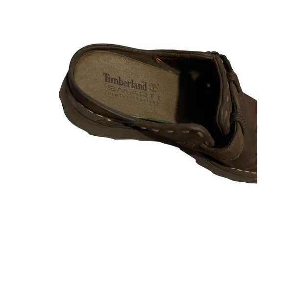 Timberland Brown Leather Mules Clogs Smart Comfort System Buckle 34313 Womens 6M - Image 7