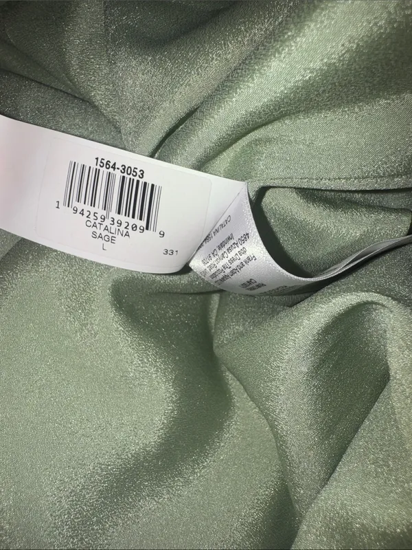 NEW Dress the Population Catalina Fit & Flare Cocktail Dress green Sage size L - Image 7
