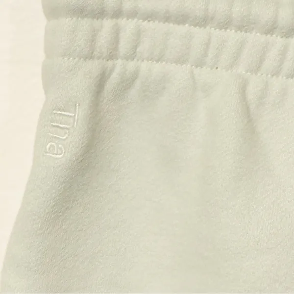 Tna Size Medium Cozy Fleece Shorts Pull On Drawstring Heavy Ivory‎ Womens - Image 5