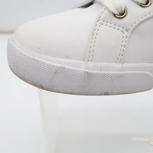 Nine West Layna Womens US 8M Trainers Shoes White Leather Athletic Sneakers - Image 6