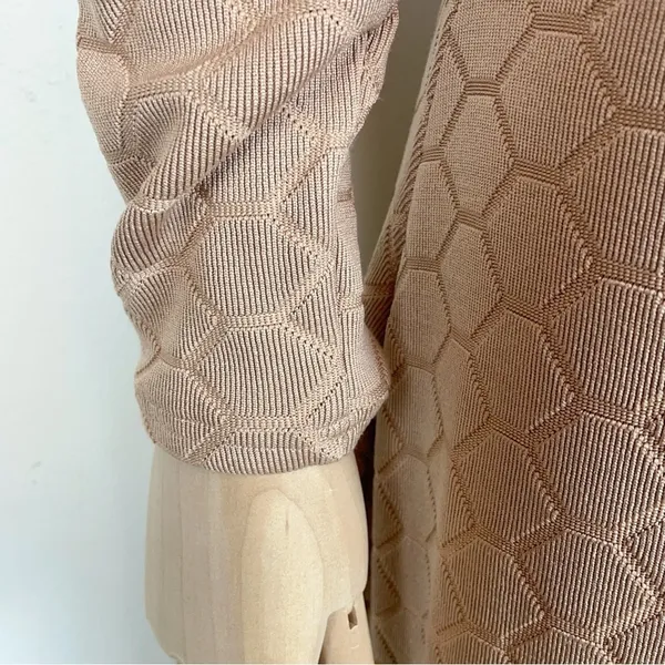 Elliatt Bajan Knit Pullover Maxi Dress Nude Size Small NWT - Image 9