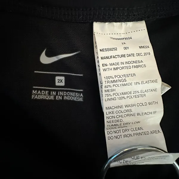 Nike Women's 2X plus size Black Active Running Shorts 3" inseam Athleisure swift - Image 2