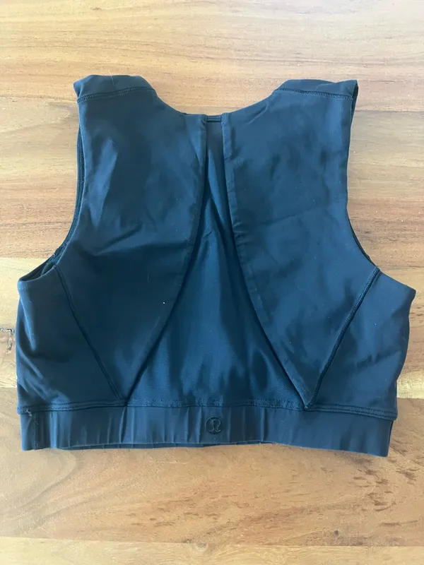 Lululemon Black High Neck Bra - Image 2