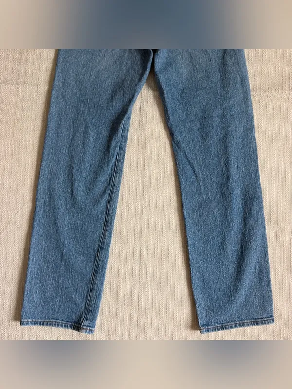 Madewell The Curvy ‘90s Straight Jean in Enmore Wash Size 25 Medium Vintage Wash - Image 11