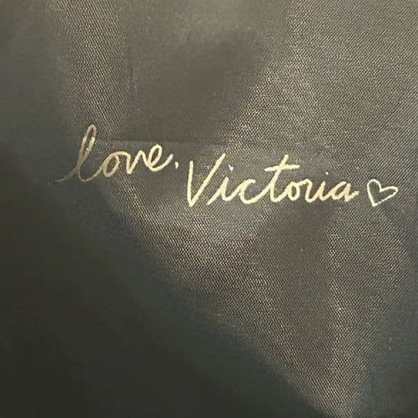 Victoria's Secret Sequin Striped Tote Bag - Black, Gold, Silver, Brown, Pink - Image 7