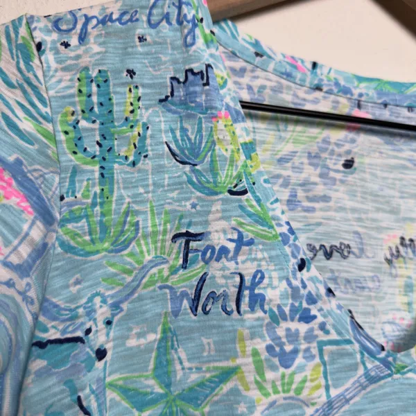 Lilly Pulitzer Women Etta Oh What A Lovely Place Texas Dallas‎ Houston Austin - Image 9