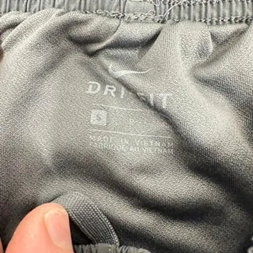 Nike Dri-FIT Size‎ Small Running Shorts Women's Gray White Athletic Gym Training - Image 2
