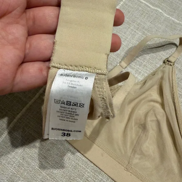Bjorn Borg Bralette Bundle Black Beige 2PK Sleep Lounge Size 38 - Image 8