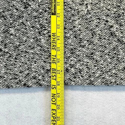 LOU GREY for LOFT Skirt Medium Black White Gray Tweed Pencil Mini‎ Drawstring - Image 8