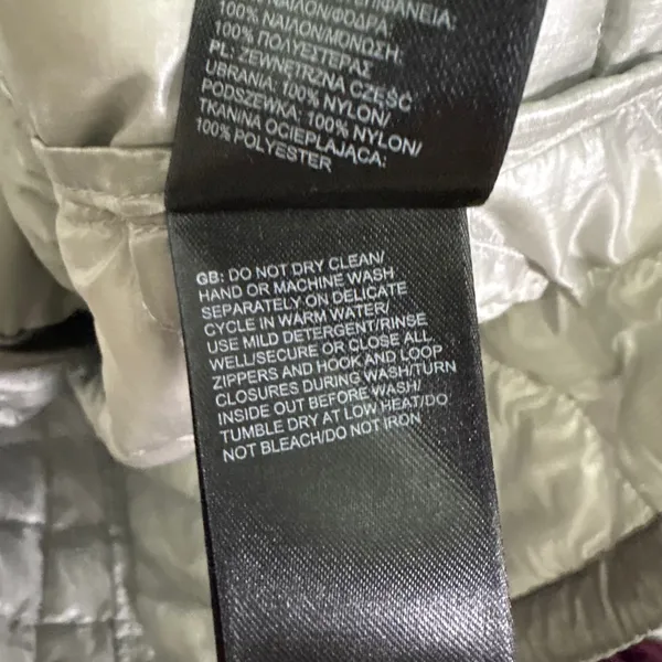 The North Face Womens ThermoBall Trekker Jacket Mid-Grey XS Full Zip Pakable - Image 6