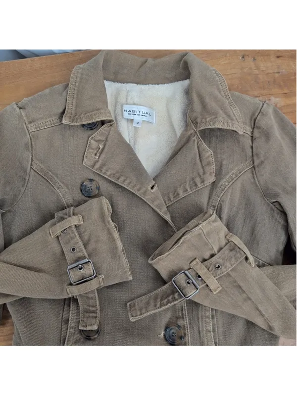 Ladies' Habitual Moto Styled Sherpa Lined USA Made Jacket 2 - Image 6