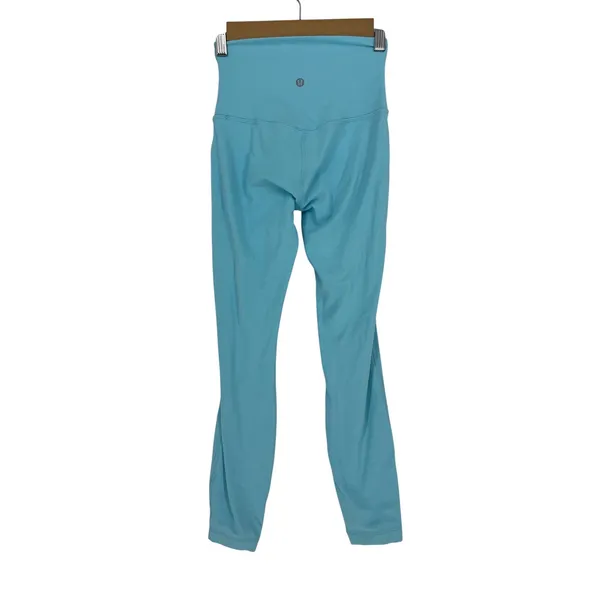 Lululemon Align High-Rise Pant 25" Cyan Blue Nulu Leggings Size‎ 2 - Image 7
