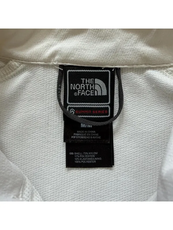 North Face Summit Series Jacket Full Zip Windbreaker White Women's Size Medium - Image 3