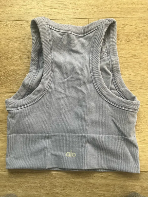 Alo Yoga Seamless Delight High Neck Bra - Image 3