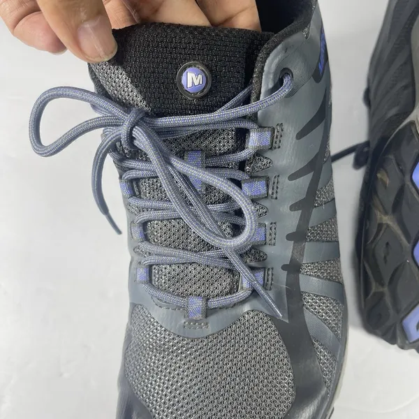 Merrell Women's Hiking Shoes Gray/Black/Blue US 10.5 Medium J41316 - Image 8