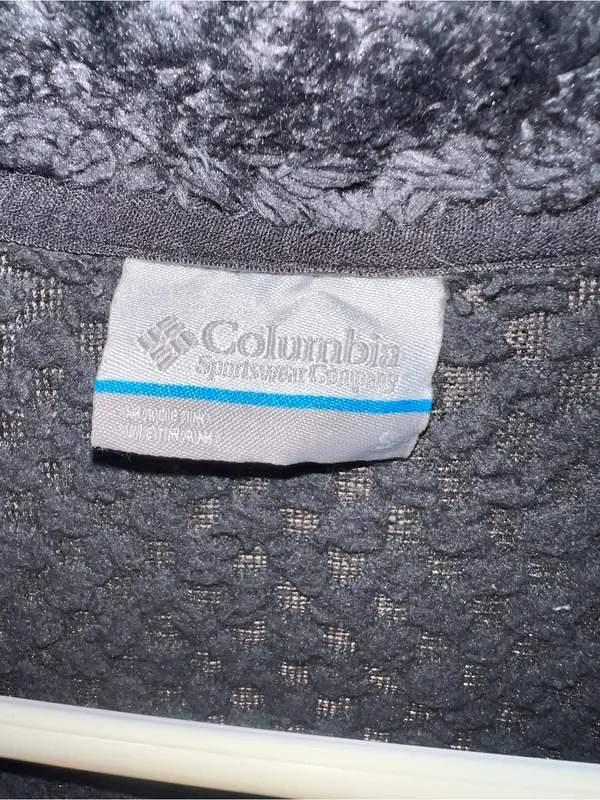 Columbia Cozy Full-Zip Teddy Jacket in Charcoal Gray Size small - Image 3