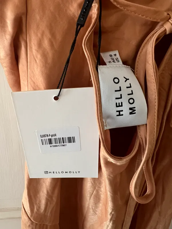 Hello Molly Orange Midi Dress - Image 7
