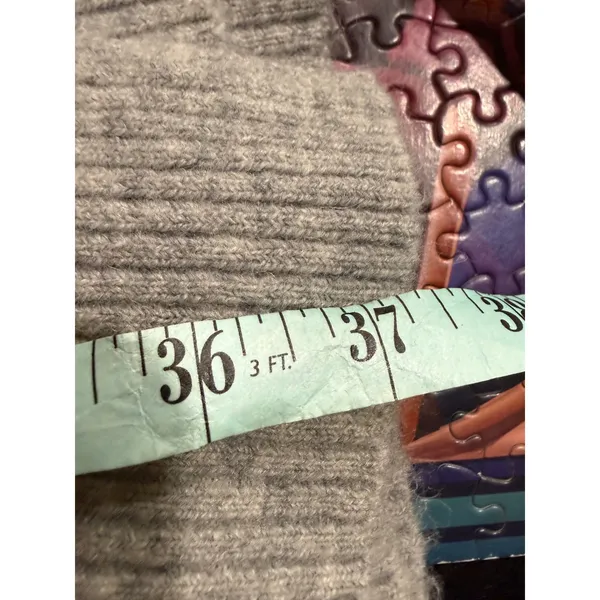J.Crew‎ Womens Heather Gray Merino Alpaca Blend Turtleneck Sweater Dress - Image 9