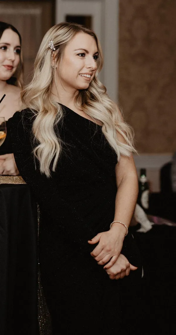 Black Sparkle Dress - Image 7