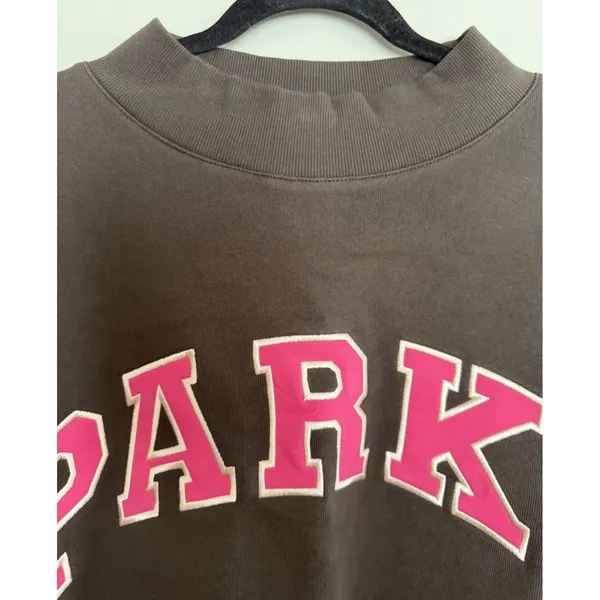 Parke x Dunkin' Varsity Mockneck Dunkin Espresso Size L/XL - Image 3
