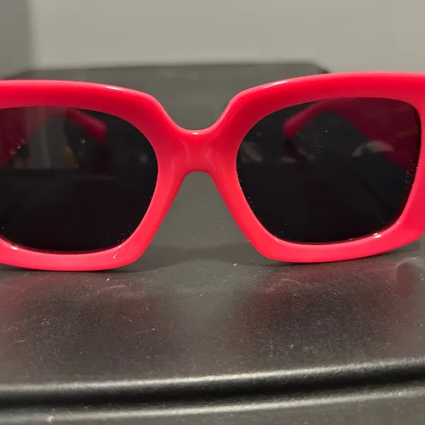Stylish Hot Pink Sunglasses Red - Image 11