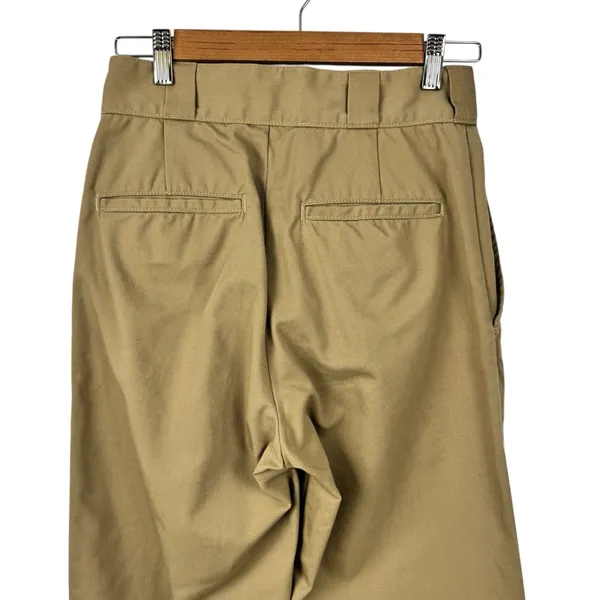 RE/DONE IDGAF High Rise Trouser in Khaki Revolve Made in USA Wide Leg Size 25 - Image 8