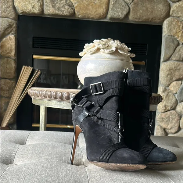 DSQUARED2 Parachute Mobile Ankle Boots Size 38 Black - Image 4