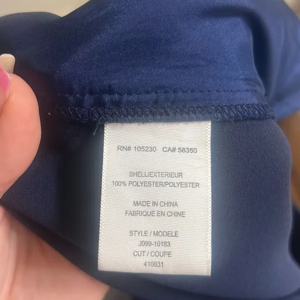 ✨Joie MARINER PANTS Cuffed Leg Crepe Jogger Navy Sz Small Pants✨ - Image 8
