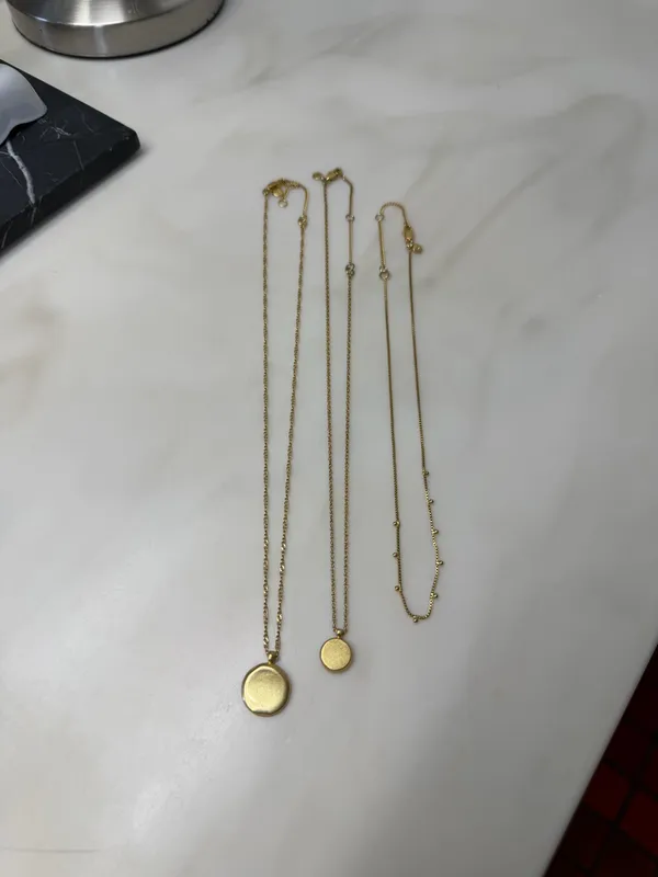 Madewell Gold Stacking Necklace - Image 2