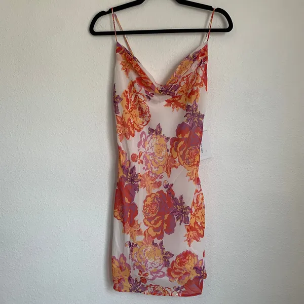 NWT Runaway the Label Revolve Sienna Floral Mini‎ Dress in Acadia White - Image 3