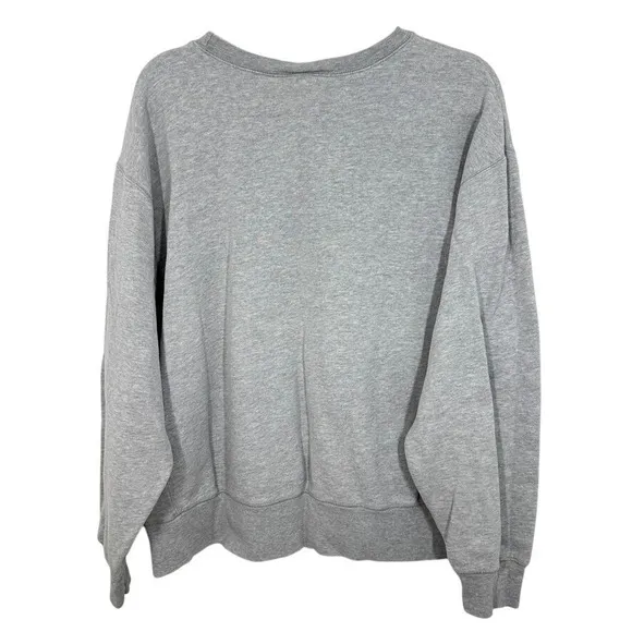 Vintage Disney‎ Store Grumpy Dwarf Sweatshirt Women's XL Gray Graphic Crewneck - Image 6