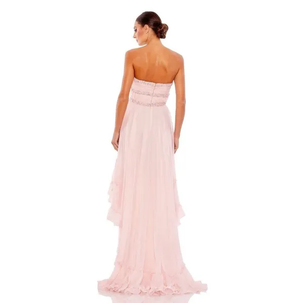 NWT Mac Duggal 68096 Pink Strapless‎ High Low Gown Sz 6 $498 - Image 2