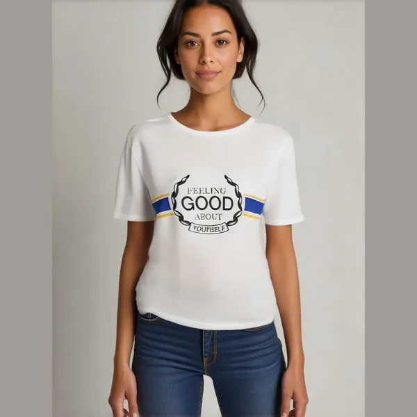 Zara “Feeling Good About Yourself” Tee - Image 2