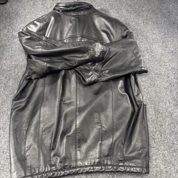 Vintage Pelle New York Milano Leather Jacket Women’s M Black Genuine Leather 90s - Image 7