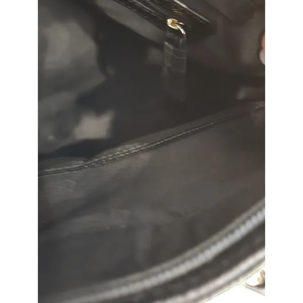 The Danbury Mint GS Monogram Black Handbag NEW Purse Top Handles and Strap - Image 8