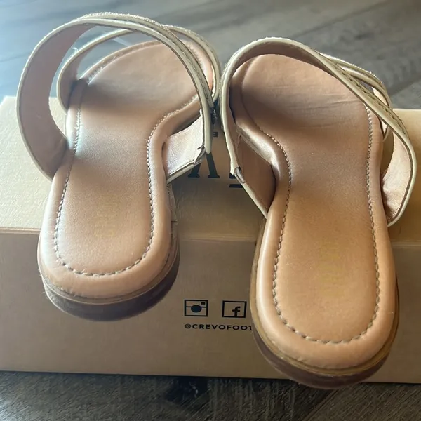 Crevo Simone Leather Sandal Size 7 - Image 4