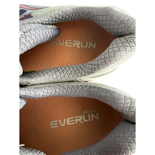 Saucony Womens Guide ISO Everun Running Tennis Shoes Gray Peach Blue Size 8.5 - Image 5