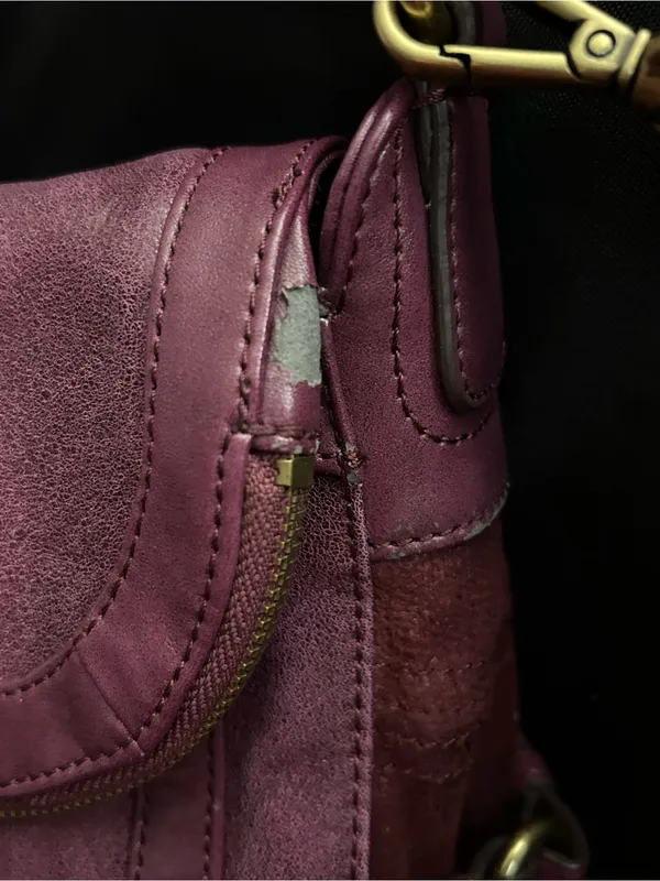 Tignanello Women's Plum Multi-Pocket Crossbody Shoulder Bag - Image 8