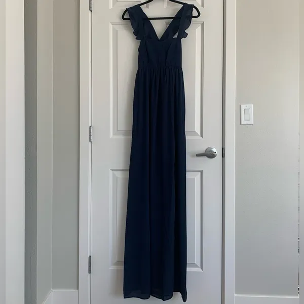 Show Me Your Mumu Weddings June Maxi Dress - Size XS - Rich Navy Crisp -‎ NWT - Image 5