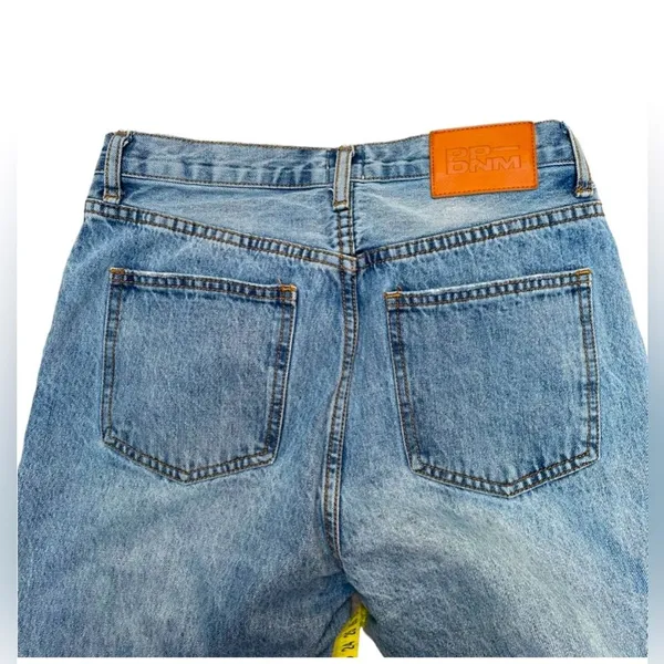 Princess Polly High Waist Crossover Button Fly Slim Straight Jeans‎ - Image 5