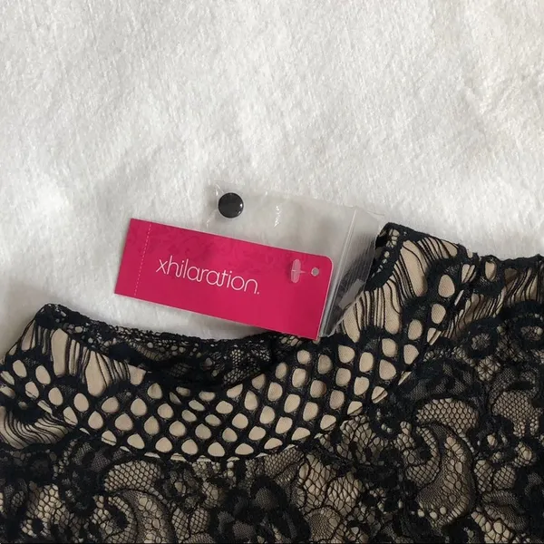 NWT Xhilaration Black Lace Swing Dress - Image 3