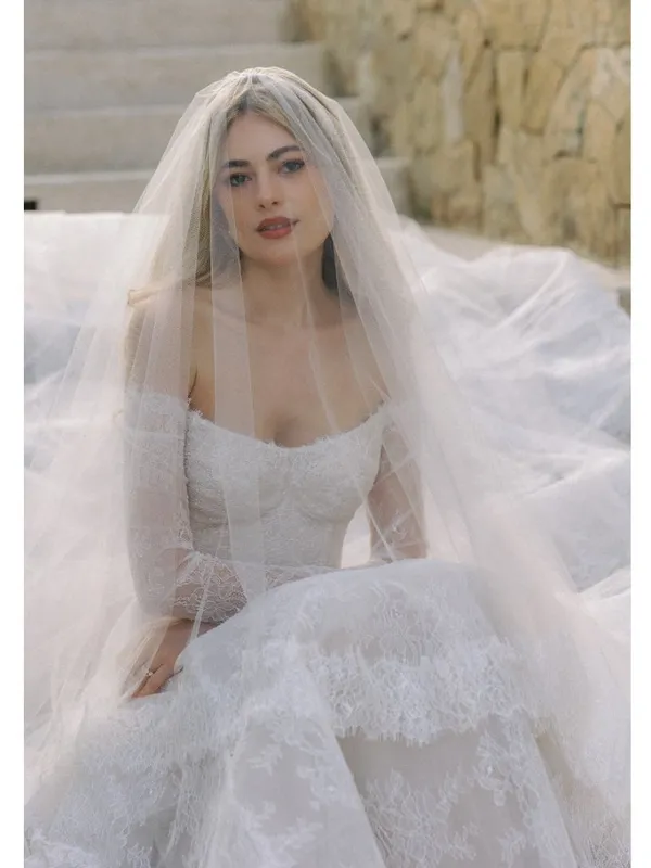 Wtoo Watters Anthropologie Pendant Wedding Ball Gown Ivory-Blush Size US 4 NWT - Image 14