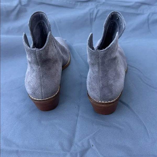 Cole Haan Gray Suede Ankle Booties size 6 - Image 3