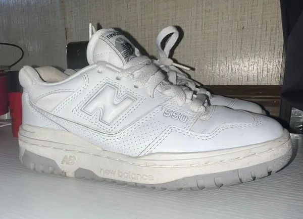 New Balance White  550 - Image 3